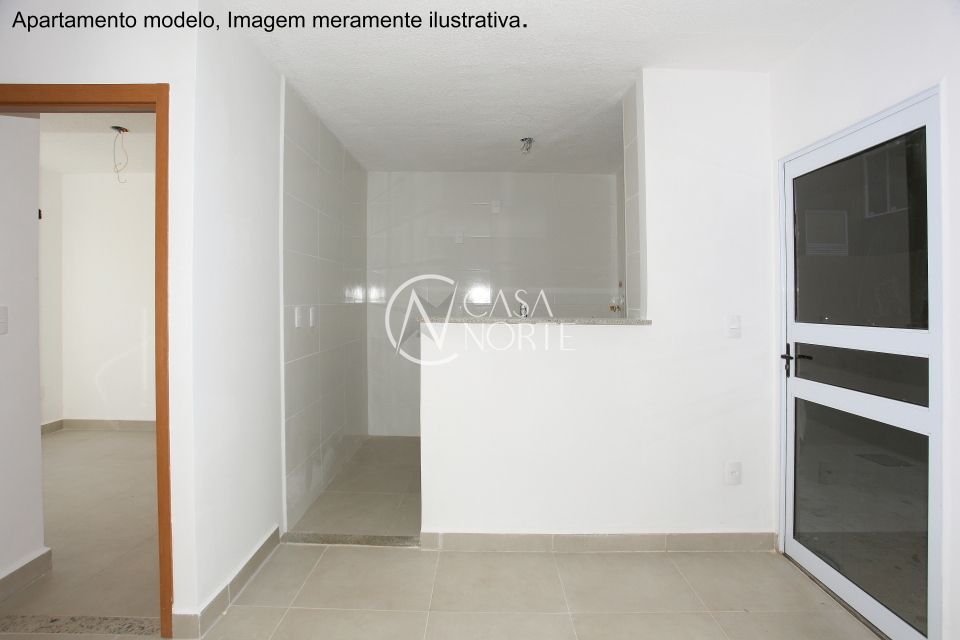 Apartamento à venda com 2 quartos, 42m², 1 vaga, Derocy Giácomo da Silva no bairro Vila Nova em Porto Alegre