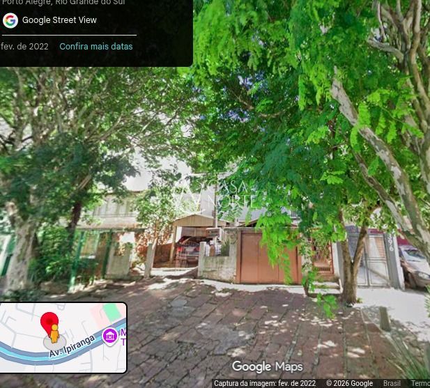 Terreno à venda  com 425m², Rua Jacob Vontobel no bairro Jardim Botânico em Porto Alegre