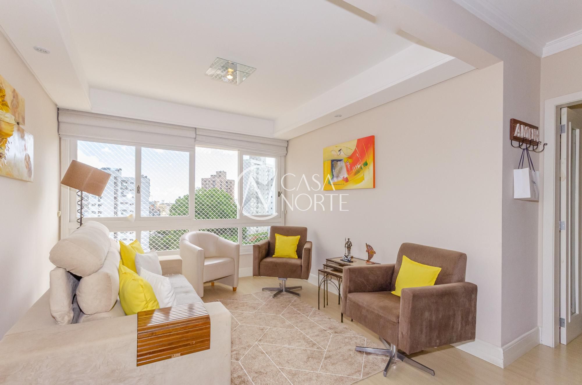 Apartamento à venda com 3 quartos, 117m², 1 suíte, 2 vagas, Avenida Carlos Gomes no bairro Petrópolis em Porto Alegre