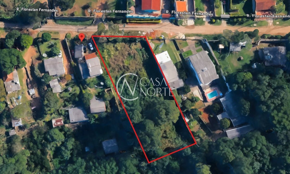 Terreno à venda  com 1800m², Rua Florestan Fernandes no bairro Vila Nova em Porto Alegre