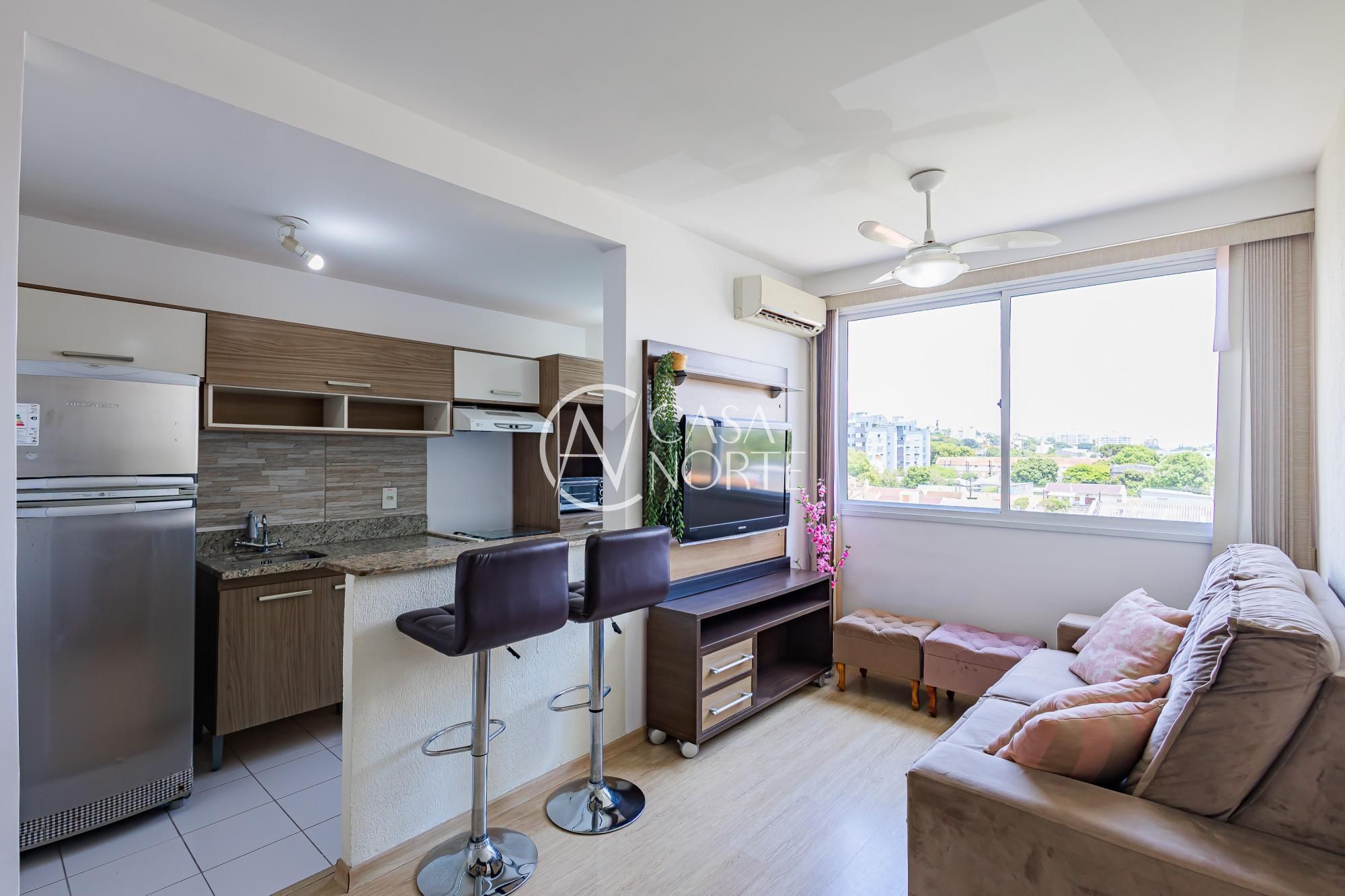 Apartamento à venda com 2 quartos, 45m², 1 vaga, Rua Coronel Massot no bairro Cristal em Porto Alegre