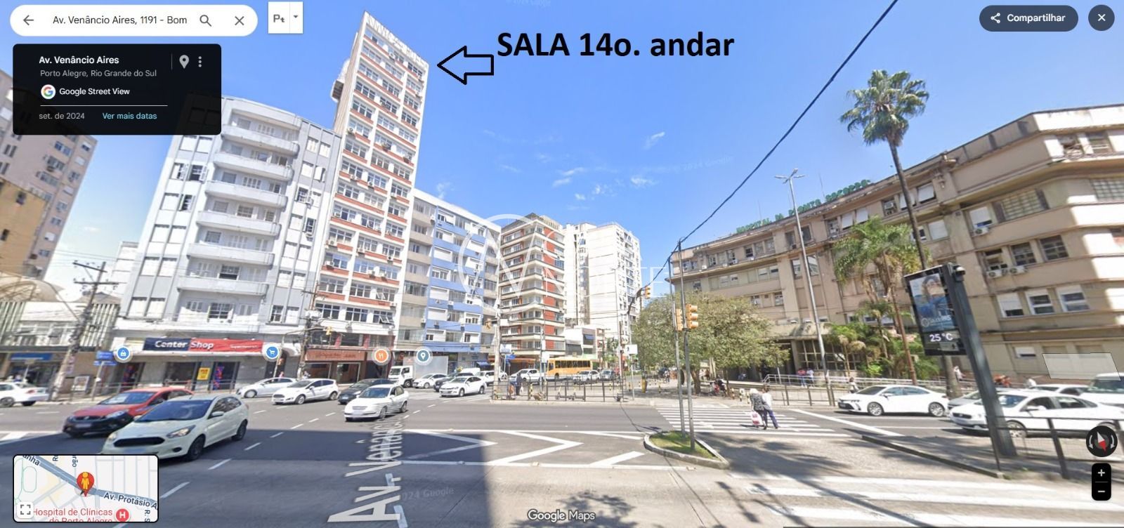 Sala Comercial à venda com 1 quarto, 70m², Avenida Venâncio Aires no bairro Santana em Porto Alegre