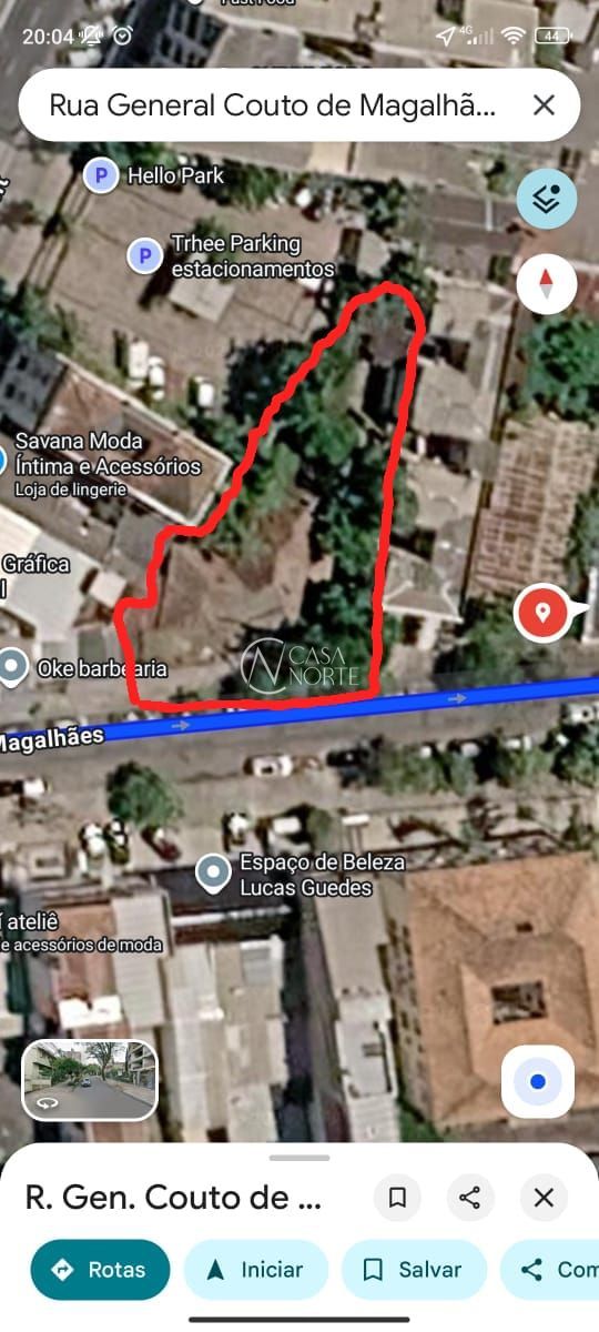Terreno à venda  com 600m², Rua General Couto de Magalhães no bairro Higienópolis em Porto Alegre