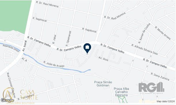 Apartamento à venda com 1 quarto, 41m², 1 vaga, Rua Diomário Moojen no bairro Cristal em Porto Alegre