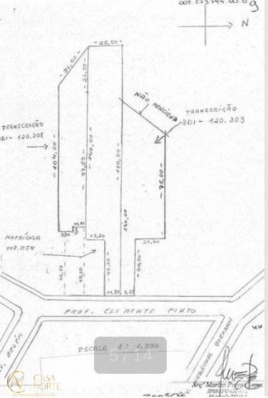 Terreno à venda  com 11460m², Rua Professor Clemente Pinto no bairro Medianeira em Porto Alegre