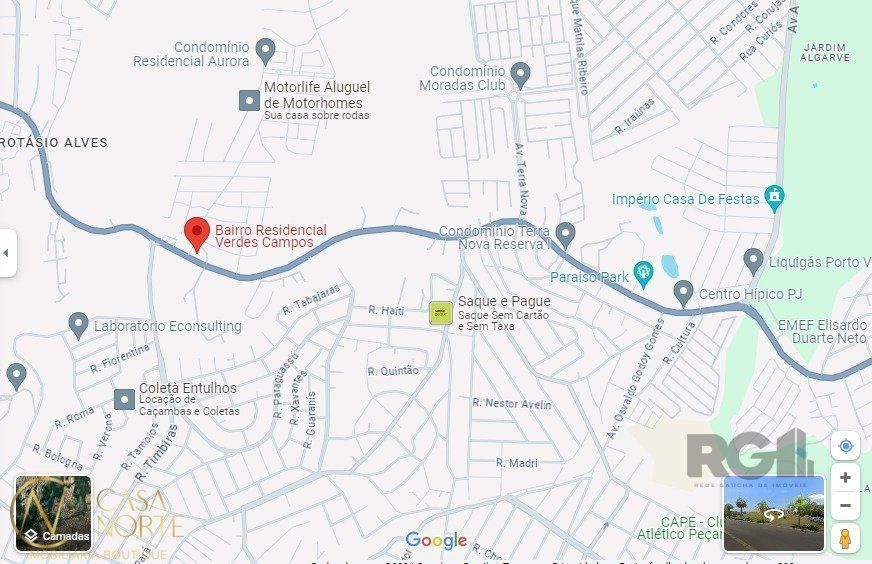 Terreno à venda  com 395m², Rua Madre Clara no bairro Mário Quintana em Porto Alegre