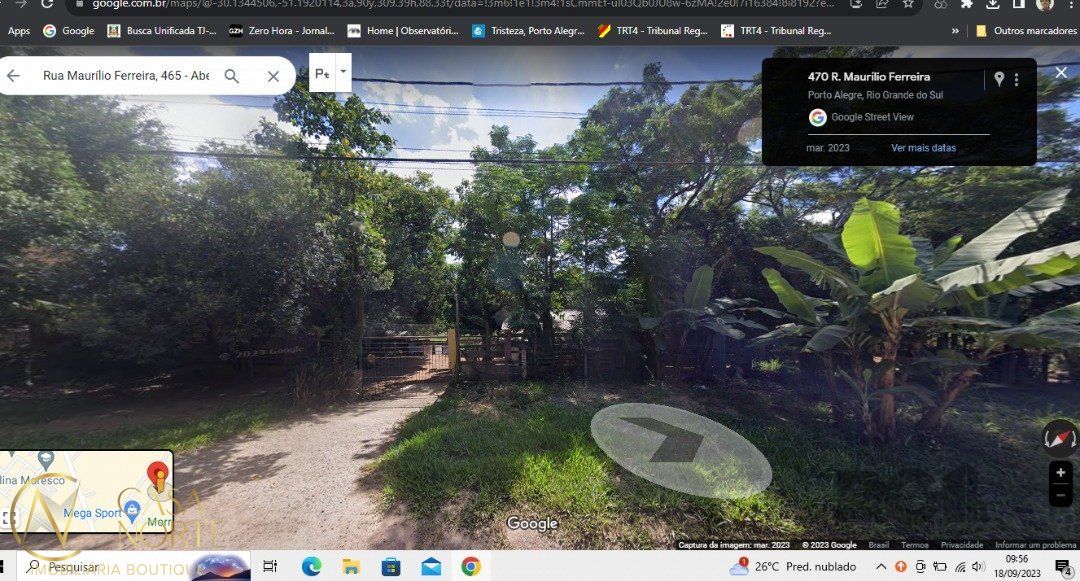Terreno à venda  com 440m², Rua Maurilio Ferreira no bairro Campo Novo em Porto Alegre