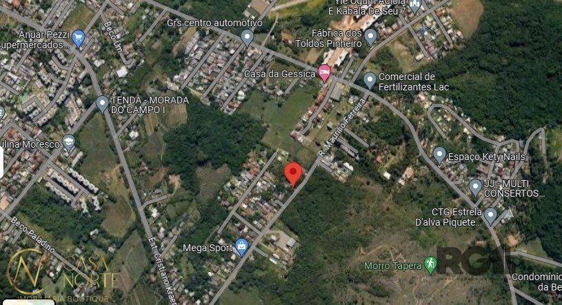 Terreno à venda  com 440m², Rua Maurilio Ferreira no bairro Campo Novo em Porto Alegre