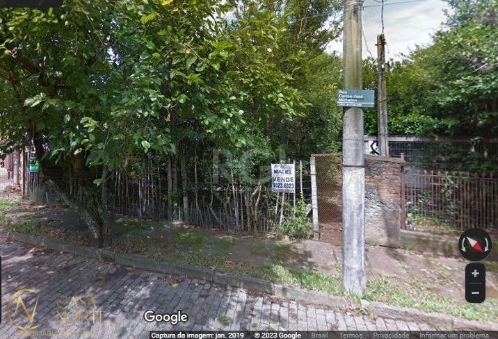Terreno à venda  com 200m², Rua Carlos José Michelon no bairro Vila Nova em Porto Alegre