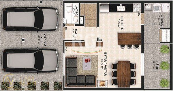 Casa de Condomínio à venda com 4 quartos, 128m², 2 suítes, 2 vagas, Rua Landel de Moura no bairro Tristeza em Porto Alegre
