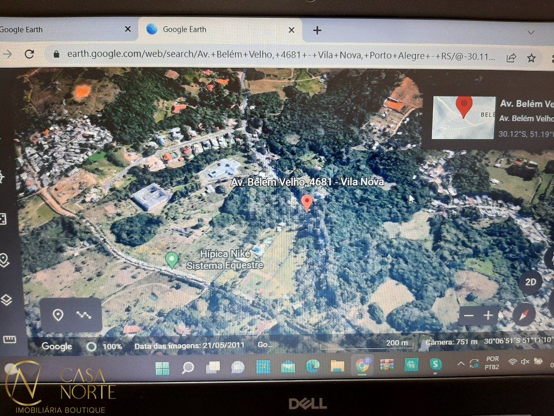 Terreno à venda  com 2658m², Avenida Belem Velho no bairro Vila Nova em Porto Alegre