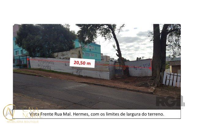 Terreno à venda  com 902m², Rua Marechal Hermes no bairro Camaquã em Porto Alegre