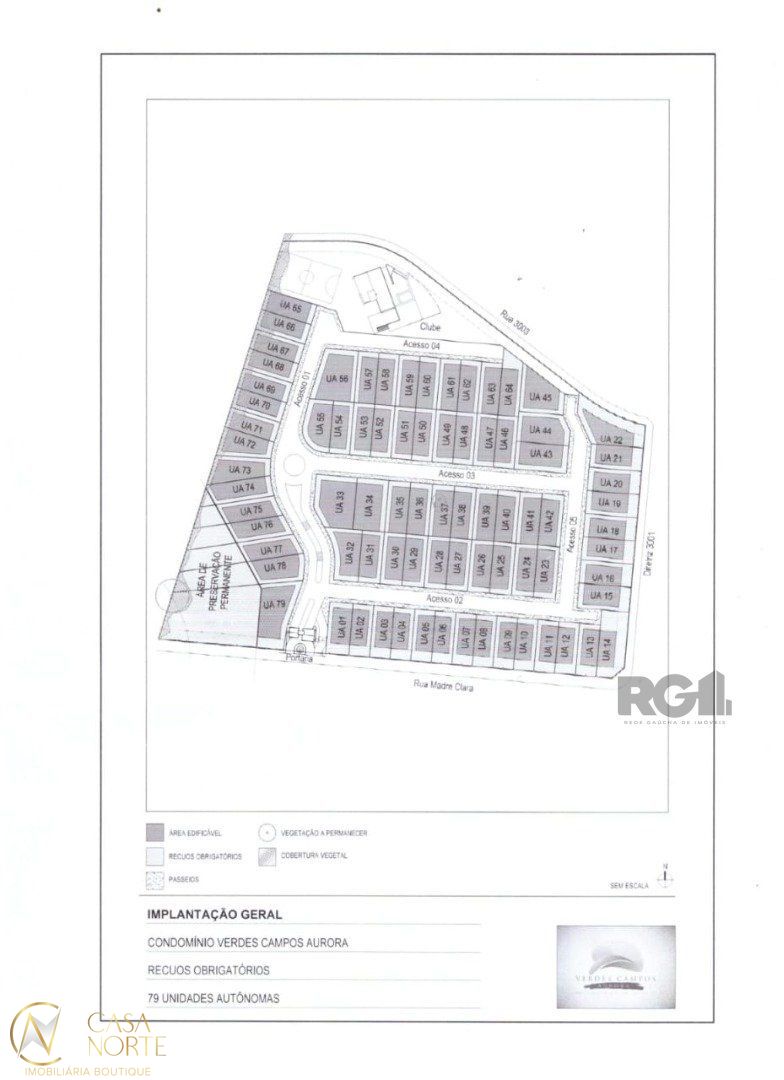 Terreno à venda  com 395m², Rua Madre Clara no bairro Mário Quintana em Porto Alegre