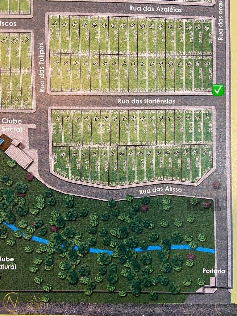 Terreno à venda  com 126m², Estrada Jorge Pereira Nunes no bairro Campo Novo em Porto Alegre