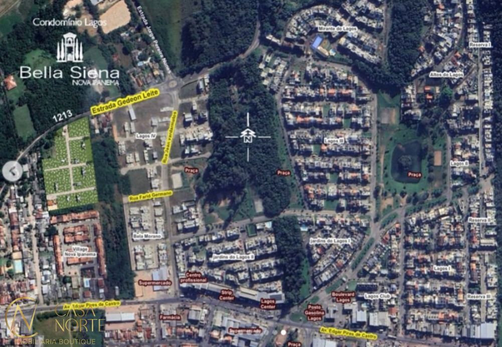 Terreno à venda  com 121m², Estrada Gedeon Leite no bairro Hípica em Porto Alegre