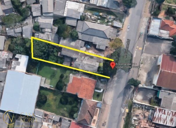 Terreno à venda  com 605m², Rua Comandai no bairro Cristal em Porto Alegre
