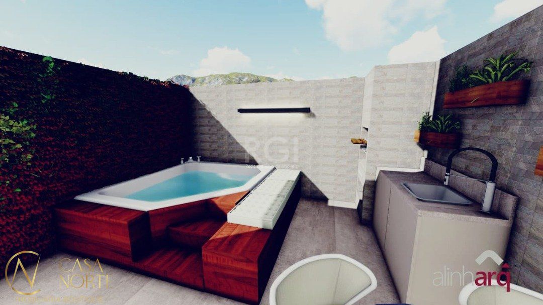 Casa à venda com 3 quartos, 140m², 2 vagas, Rua Enfermeiro Ventura no bairro Vila Nova em Porto Alegre