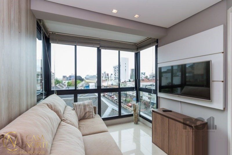 Apartamento à venda com 1 quarto, 38m², 1 suíte, 1 vaga, Rua José de Alencar no bairro Menino Deus em Porto Alegre