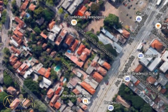 Terreno à venda  com 605m², Avenida Teresópolis no bairro Teresópolis em Porto Alegre