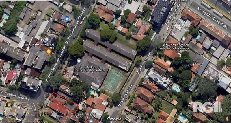 Terreno à venda  com 272m², Rua Humberto de Campos no bairro Partenon em Porto Alegre