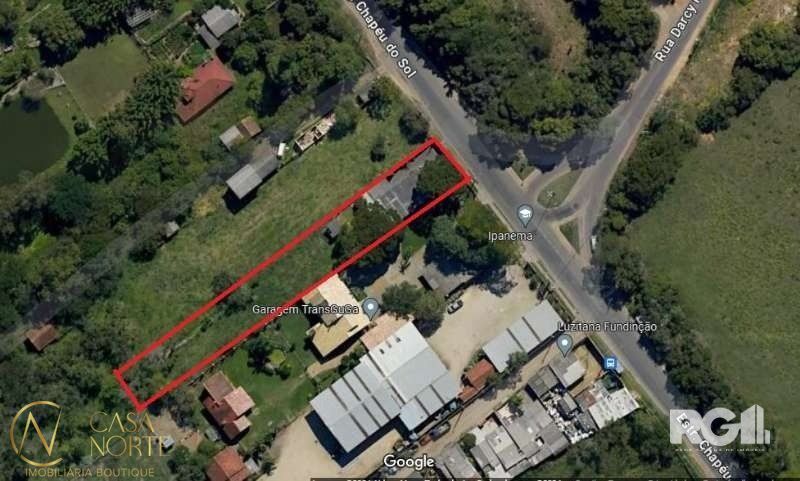 Terreno à venda  com 3517m², Estrada Chapéu do Sol no bairro Chapéu do Sol em Porto Alegre