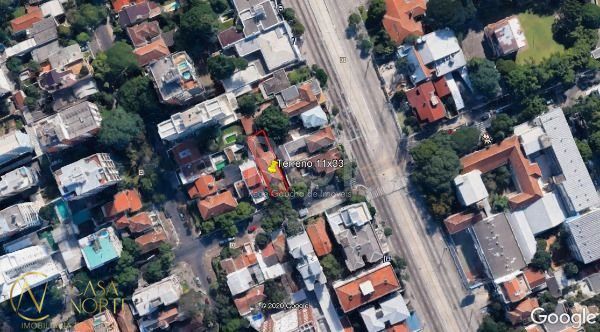 Terreno à venda  com 363m², Rua Americo Vespucio no bairro Higienópolis em Porto Alegre