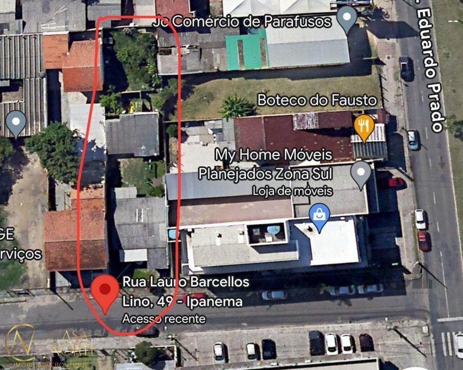 Terreno à venda  com 600m², Rua Lauro Barcellos Lino no bairro Ipanema em Porto Alegre