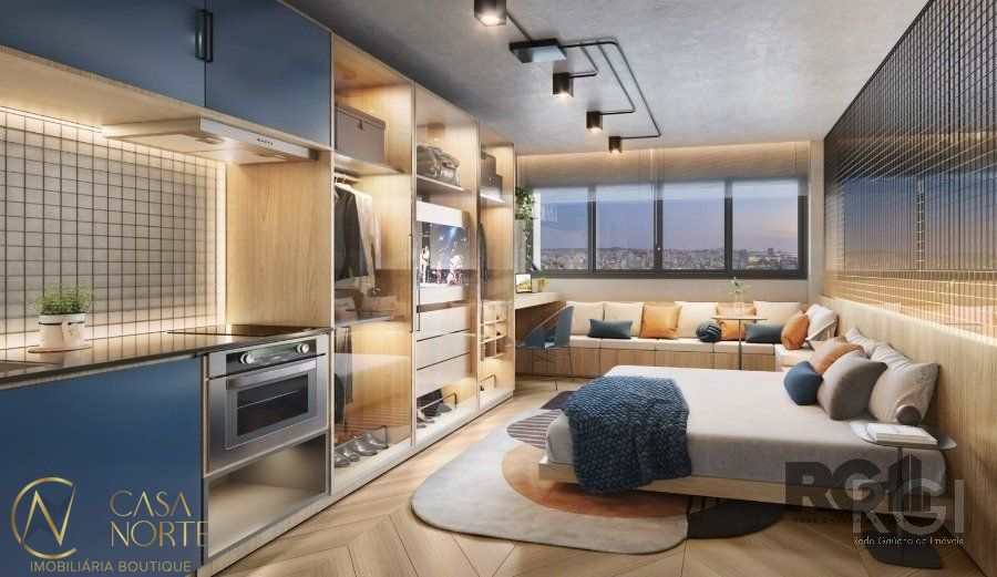 Loft à venda com 1 quarto, 27m², 1 vaga, Rua José do Patrocinio no bairro Cidade Baixa em Porto Alegre