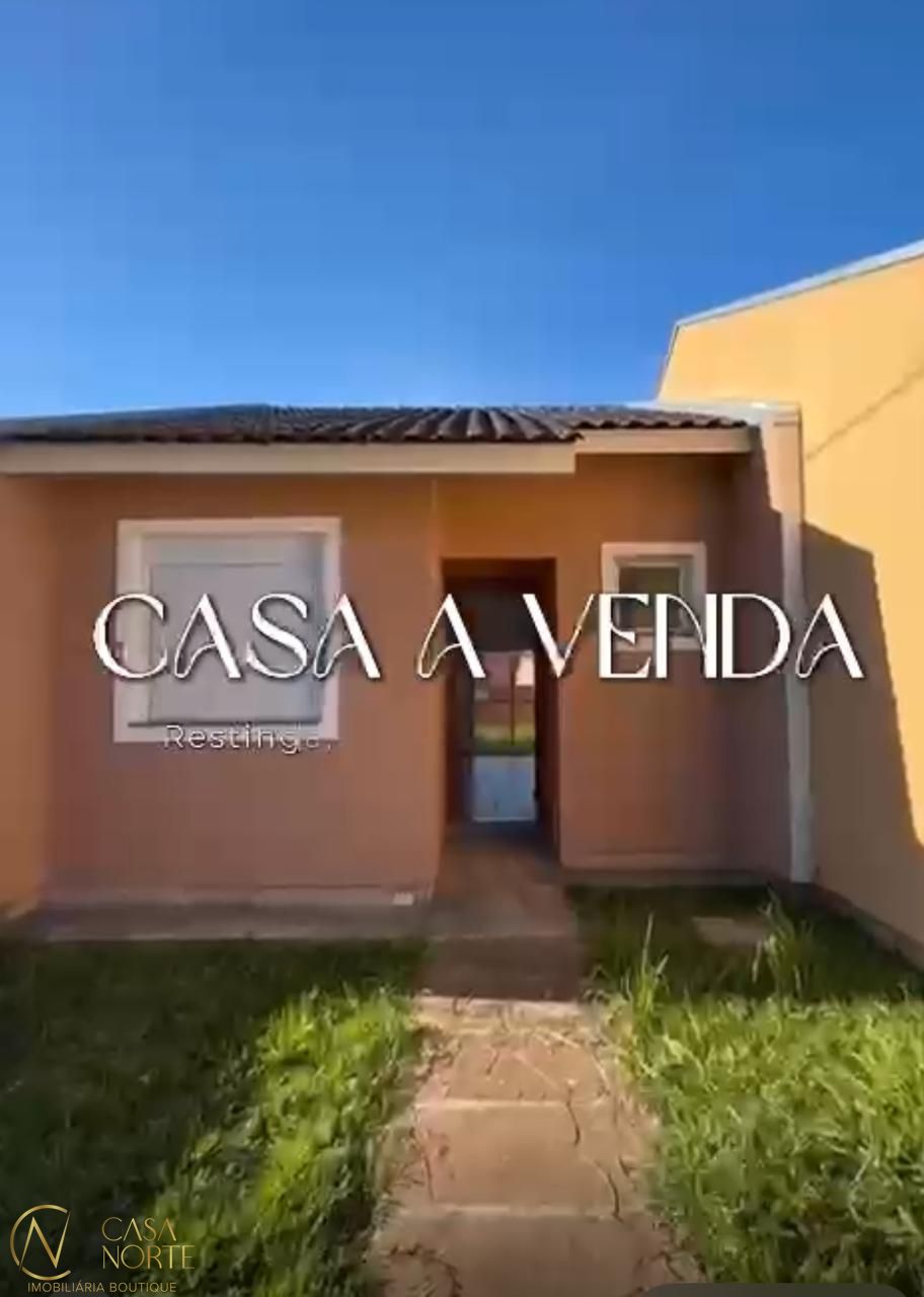 Casa à venda com 2 quartos, 38m², 1 vaga, Rua Olímpio Tabajara no bairro Restinga em Porto Alegre