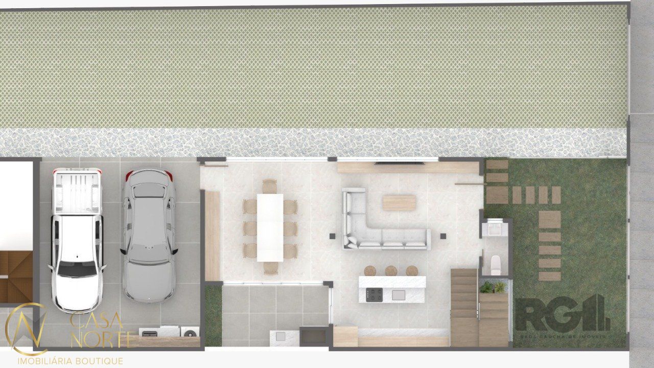 Casa de Condomínio à venda com 3 quartos, 238m², 3 suítes, 2 vagas, Rua Manauê no bairro Vila Assunção em Porto Alegre