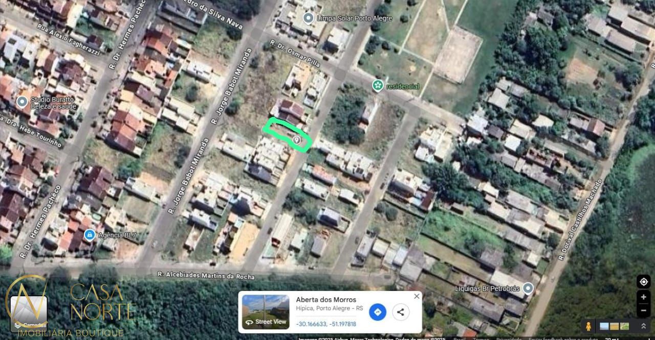Terreno à venda  com 122m², Rua Werno Finkler no bairro Aberta dos Morros em Porto Alegre