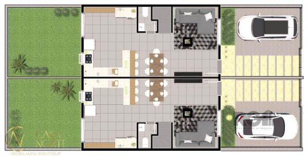 Casa à venda com 3 quartos, 94m², 1 suíte, 2 vagas, Avenida Vereador Roberto Landell de Moura no bairro Campo Novo em Porto Alegre