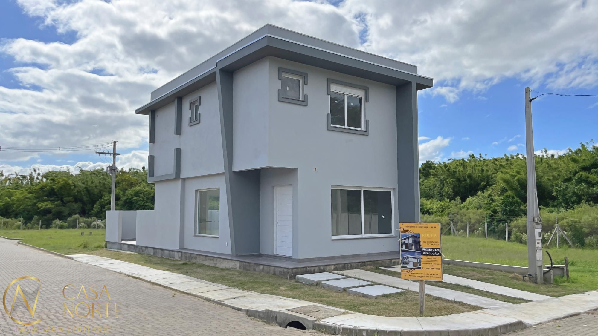 Casa de Condomínio à venda com 3 quartos, 110m², 3 suítes, 2 vagas, Estrada Jorge Pereira Nunes no bairro Campo Novo em Porto Alegre