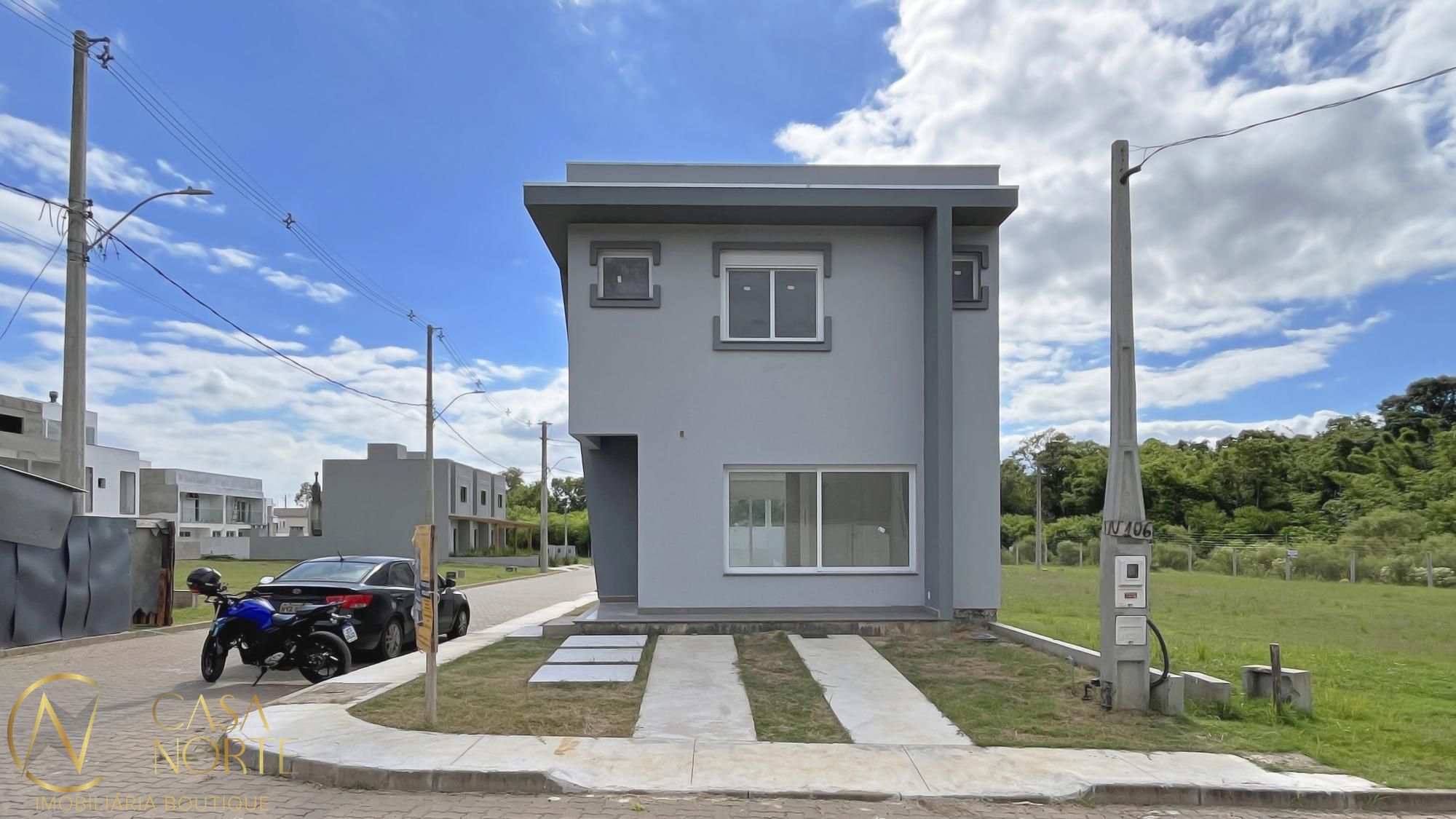 Casa de Condomínio à venda com 3 quartos, 110m², 3 suítes, 2 vagas, Estrada Jorge Pereira Nunes no bairro Campo Novo em Porto Alegre