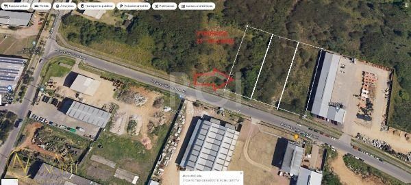 Terreno à venda  com 2075m², Rua Padre João Oscar Nedel no bairro Restinga em Porto Alegre