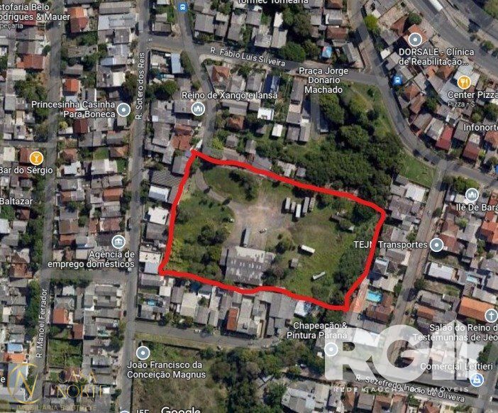 Terreno à venda  com 13855m², Rua Álvaro Veiga Andrade no bairro Passo das Pedras em Porto Alegre