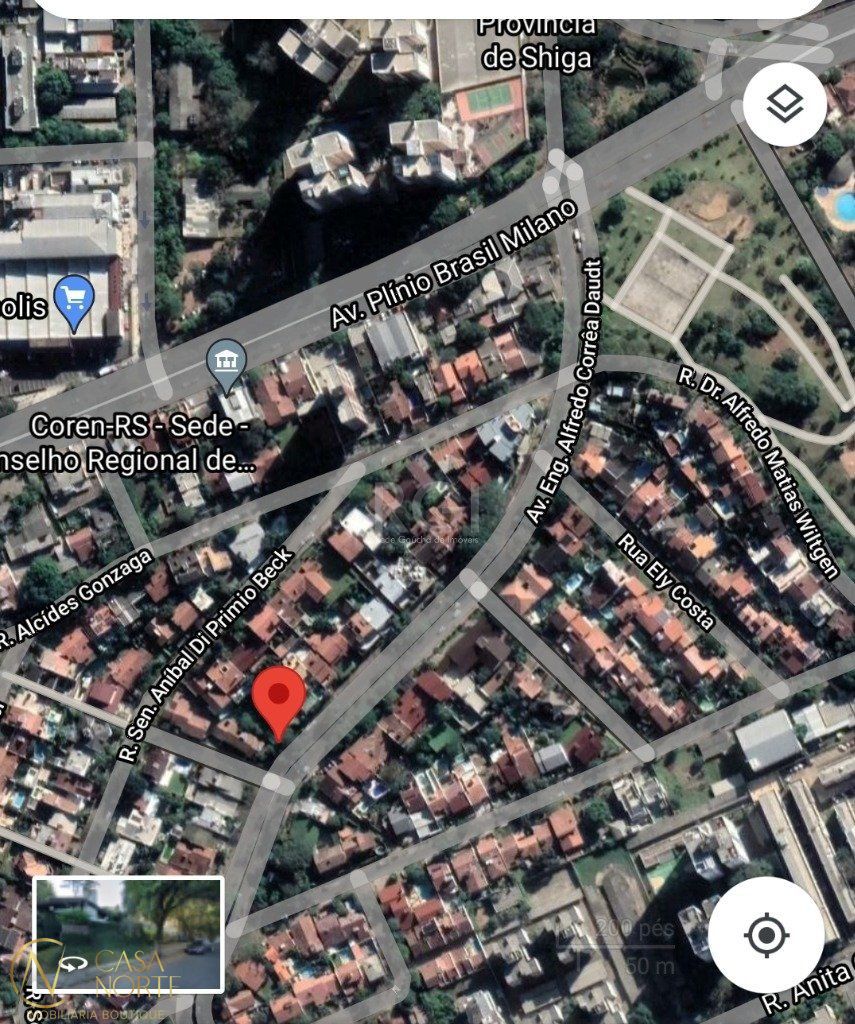 Terreno à venda  com 300m², Avenida Engenheiro Alfredo Correa Daudt no bairro Boa Vista em Porto Alegre