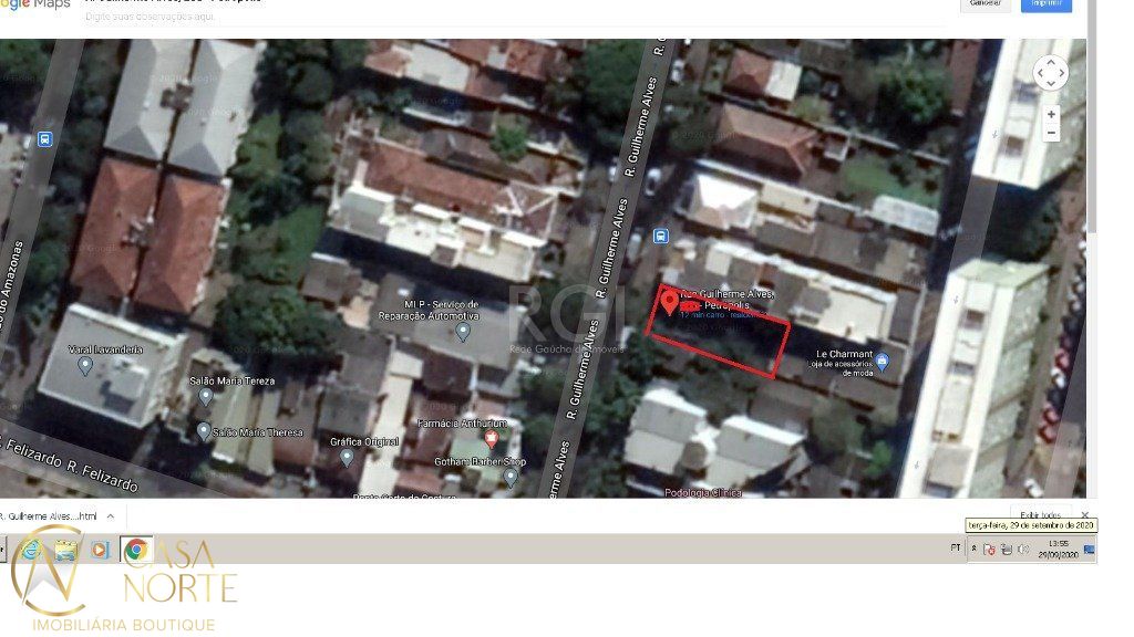 Terreno à venda  com 440m², Rua Guilherme Alves no bairro Partenon em Porto Alegre
