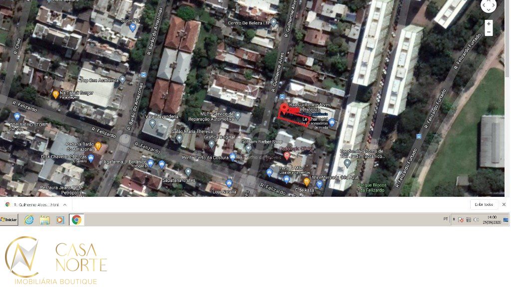 Terreno à venda  com 440m², Rua Guilherme Alves no bairro Partenon em Porto Alegre