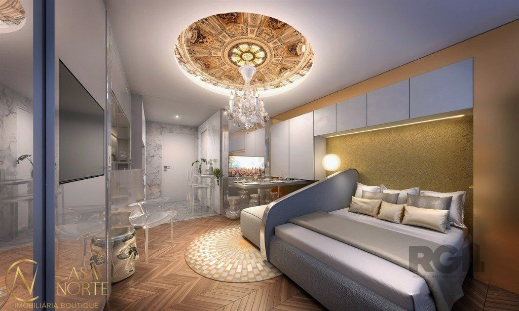 Loft à venda com 1 quarto, 18m², 1 suíte, 1 vaga, Rua Tenente-Coronel Fabricio Pilar no bairro Mont Serrat em Porto Alegre