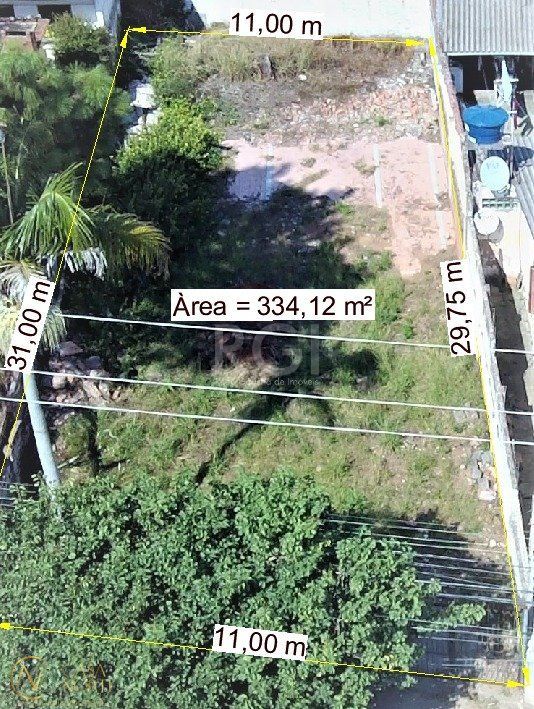 Terreno à venda  com 334m², Avenida Otto Niemeyer no bairro Camaquã em Porto Alegre
