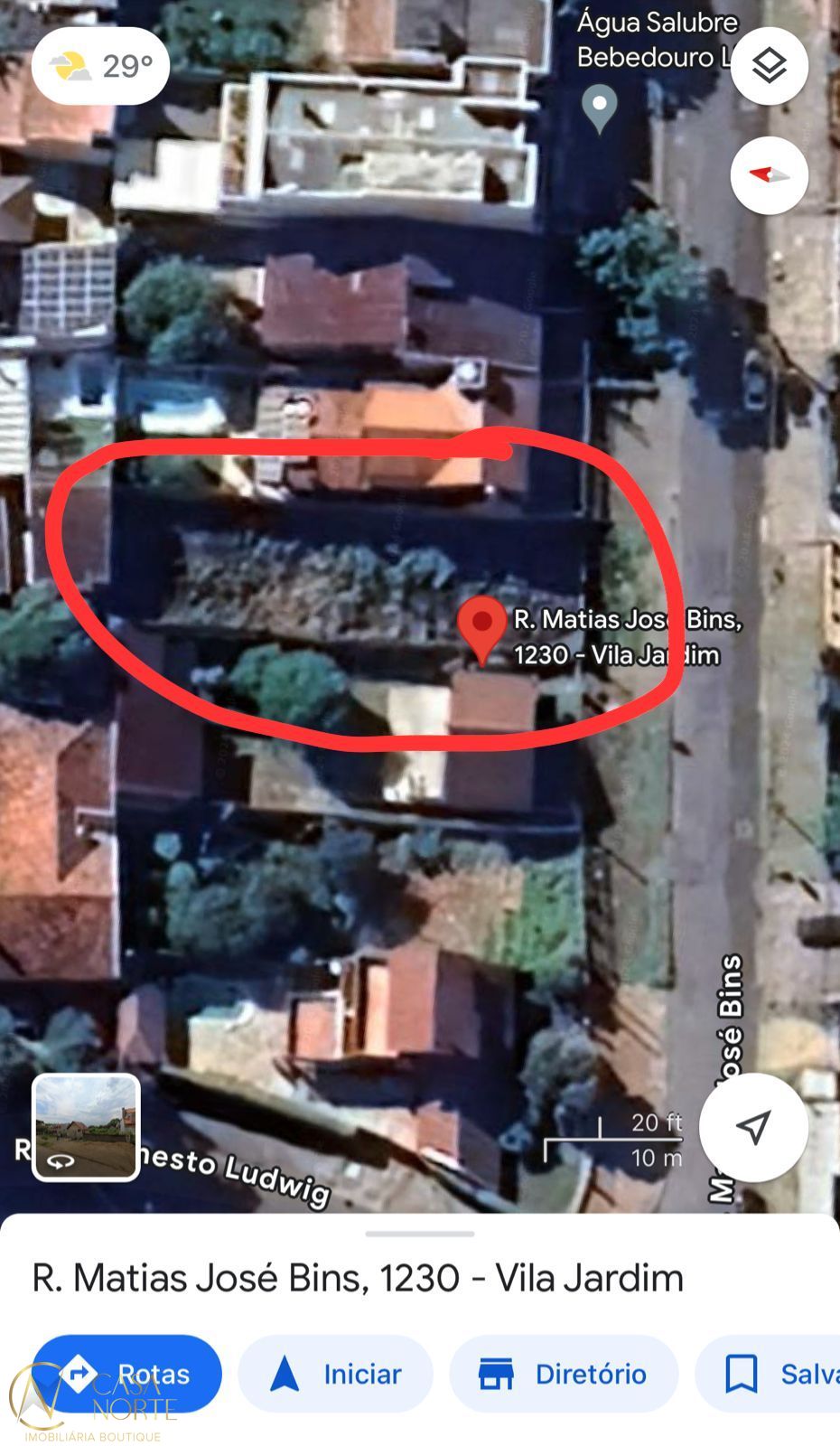 Terreno à venda  com 346m², Rua Matias José Bins no bairro Chácara das Pedras em Porto Alegre