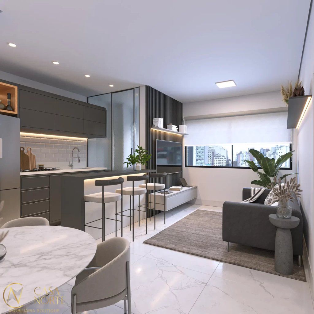 Apartamento à venda com 2 quartos, 56m², 1 suíte, 1 vaga, Barão do Triunfo no bairro Menino Deus em Porto Alegre
