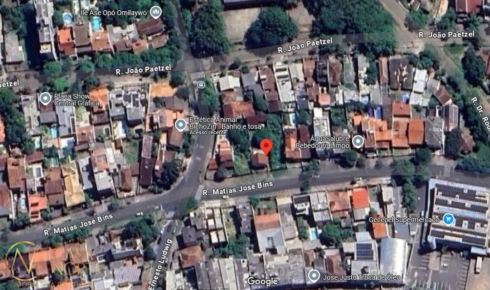 Terreno à venda  com 346m², Rua Matias José Bins no bairro Chácara das Pedras em Porto Alegre