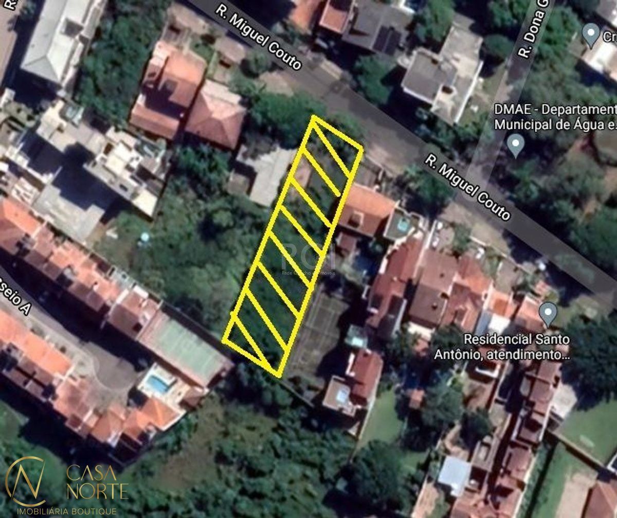 Terreno à venda  com 1023m², Rua Miguel Couto no bairro Menino Deus em Porto Alegre