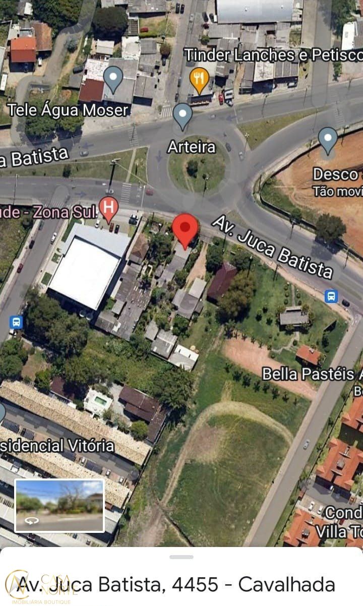 Terreno à venda  com 574m², Avenida Juca Batista no bairro Hípica em Porto Alegre