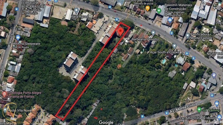 Terreno à venda  com 5160m², Avenida Rodrigues da Fonseca no bairro Vila Nova em Porto Alegre
