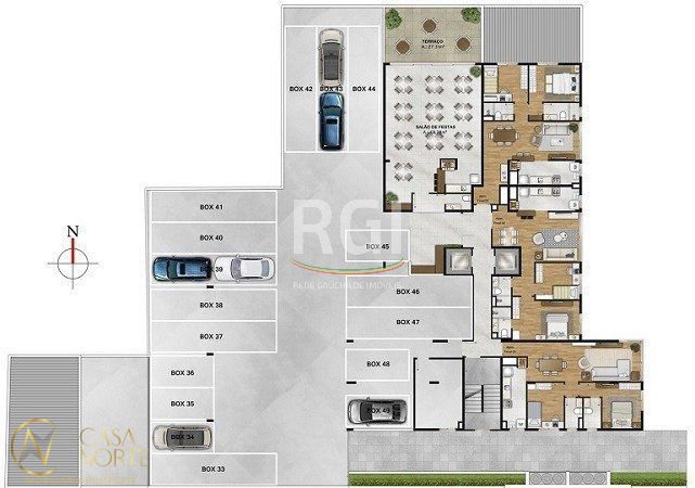 Apartamento à venda com 2 quartos, 66m², 1 suíte, 2 vagas, Rua São Marcos no bairro Bom Jesus em Porto Alegre