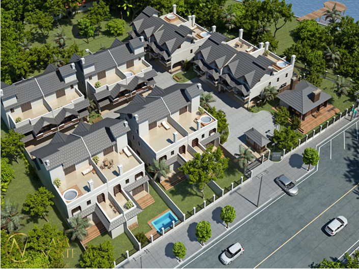 Casa de Condomínio à venda com 3 quartos, 343m², 3 suítes, 3 vagas, General Rondon no bairro Vila Assunção em Porto Alegre