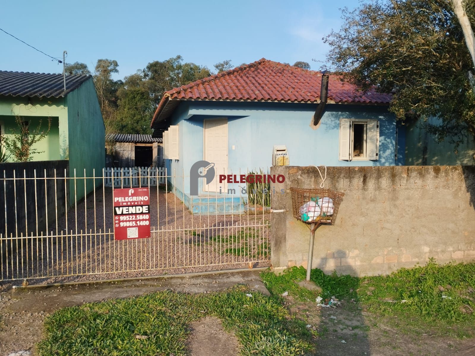 Pelegrino Imóveis vende casa com dois dormitórios na Vila Maria em Tapes